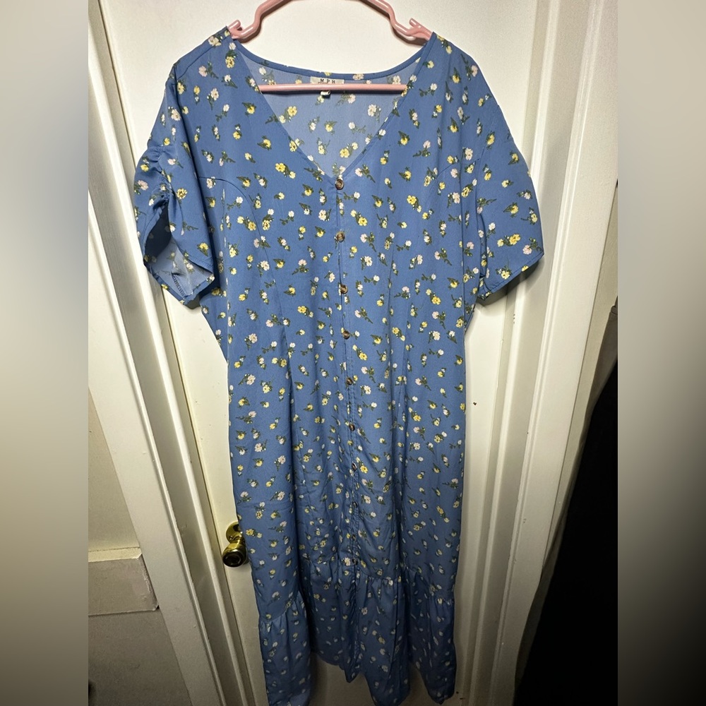 Blue dress